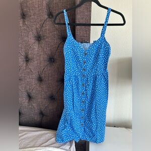 Banana Republic Blue and White Floral Dress